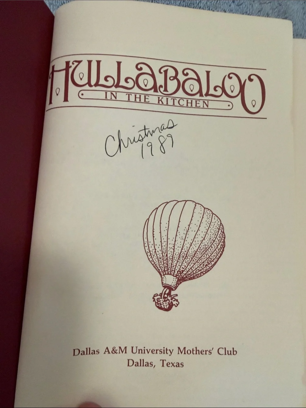 Hullabaloo in the Kitchen Cookbook - 1983 - 1st Edition